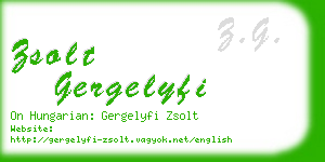 zsolt gergelyfi business card